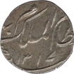 Silver One Eighth Rupee of Mir Mahbub Ali Khan of Farkanda Bunyad Haiderabad Mint.