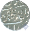 Silver One Eighth Rupee of Mir Mahbub Ali Khan of Farkanda Bunyad Haiderabad Mint.