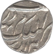 Silver One Eighth Rupee of Mir Mahbub Ali Khan of Farkanda Bunyad Haiderabad Mint.