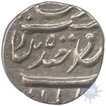 Silver One Eighth Rupee of Mir Mahbub Ali Khan of Farkanda Bunyad Haiderabad Mint.