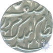 Silver One Four Rupee of Mir Mehbub Ali Khan II of Farkhanda Bunyad Haiderabad Mint.