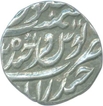 Silver One Four Rupee of Mir Mehbub Ali Khan II of Farkhanda Bunyad Haiderabad Mint.