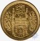 Gold One Fourth Ashrafi of Mir Mehbub Ali Khan II of Hyderabad.