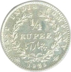 Silver Quarter Rupee of  King William IIII of 1835.