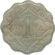 Cupro Nickle One Anna of King George V of Calcutta Mint of 1935.