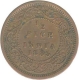 Copper Half Pice of Victoria Empress of Calcutta Mint of 1885.