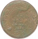 Copper One Twelveth Anna of Victoria Queen of 1874.