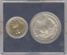 UNC Set of Ten Rupees & Twenty Paisa of Bombay Mint of 1970.