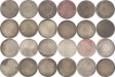 A Lot of Silver 1 Riyal Coin (24 pieces)o of Saudi Arabia.