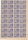 King George VI of 32x2 (Large Block Sheet of 64 stamps) Indian Gum of 1946.