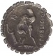 Silver Dramch Coin of Hercules of Indo Roaman.