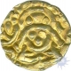 Base Gold Coin of Gangeya Deva of Kalachuri Dynasty.