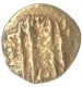 Gold Half Pagoda Coin of Sadasivaraya of Vijayanagara Empire.