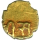 Gold Fanam Coin of Harathi Chiefs of  Nayakas of Chitradurga.