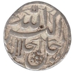 Silver Rupee of Akbar of Lahore Mint.