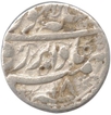 Silver Rupee Coin of Jahangir of  Lahore Mint.