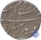 Silver Half Rupee Coin of Aurangzeb of Surat Mint.