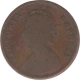 Copper Quarter Anna Coin of Victoria Queen of 1895.