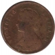 Copper Quarter Anna Coin of Victoria Empress of 1888.