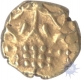 Gold Fanam Coin of Krishnaraja Wodeyar III.