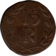 Copper Fifteen Reis Coin of joao of Goa.