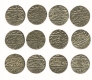 Silver Rupees (12) Coin of Muhammadabad Banaras of Bengal Presidency.