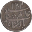 Silver Quarter Rupee Coin of Murshidabad.