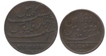 Copper Ten & Twenty Cash Coin of Madras Presidency of 1808.