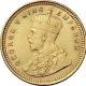 Gold Fifteen Rupee Coin of King George V of 1918.