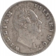 Silver One Rupee Coin of King William IIII of Bombay Mint of 1835.