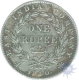 Silver One Rupee Coin of Queen Victoria of 1840.