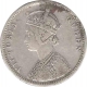 Silver One Rupee Coin of Queen Victoria of Bombay Mint of 1862.