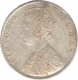 Silver Rupee Coin of Queen Victoria of Bombay Mint of 1862.