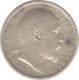 Silver One Rupee Coin of King Edward VII of Calcutta Mint of 1903.