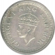 Silver One Rupee Coin of King George VI of Bombay Mint of 1945.