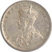 Silver Half Rupee Coin of King George V of 1921.