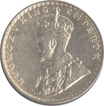 Silver Half Rupee Coin of King George V of 1936.
