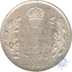 Silver Two Annas of King Edward VII of 1908.