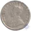 Silver Two Annas Coin of King George V of 1911.