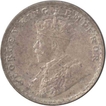 Silver Two Annas Coin of King George V of 1915.