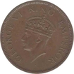 Copper One Fourth Anna Coin of  King George VI of 1941.