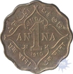 Cupro - Nickle One Anna Coin of King Edward VII and Emperor of 1910.