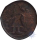 Copper Tetradrachma Coin of Kanishka I of Kushan Dynasty.