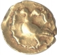 Gold Half Pagoda Coin of Achyutharaya of Vijayanagara Empire.