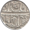 Silver Rupee Coin of Akbar of Ahmadabad Mint.