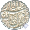 Silver Rupee Coin of Jahangir of Ahmadnagar Mint.