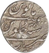 Silver Rupee Coin of Aurangzeb of Surat Mint.