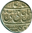 Silver Rupee Coin of Shah Alam II of Shahjahanabad Mint.