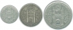 Set of Silver Coins of Hyderabad State.