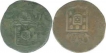 Copper Tanga and Half Tanga  Coins of Goa of Miguel of India Portuguese.